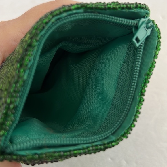 Vintage Beaded Frog Change Purse - Picture 3 of 4